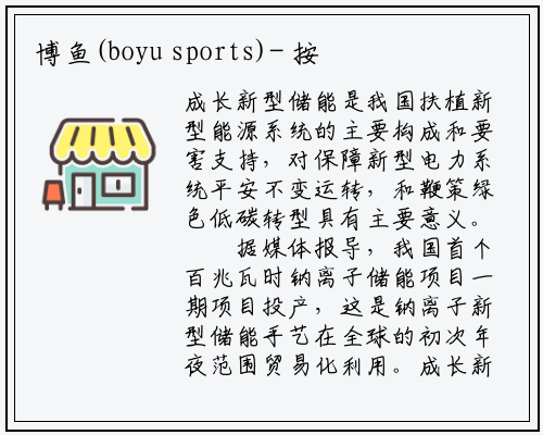 博鱼(boyu sports)-
按下新型储能发展加速键
